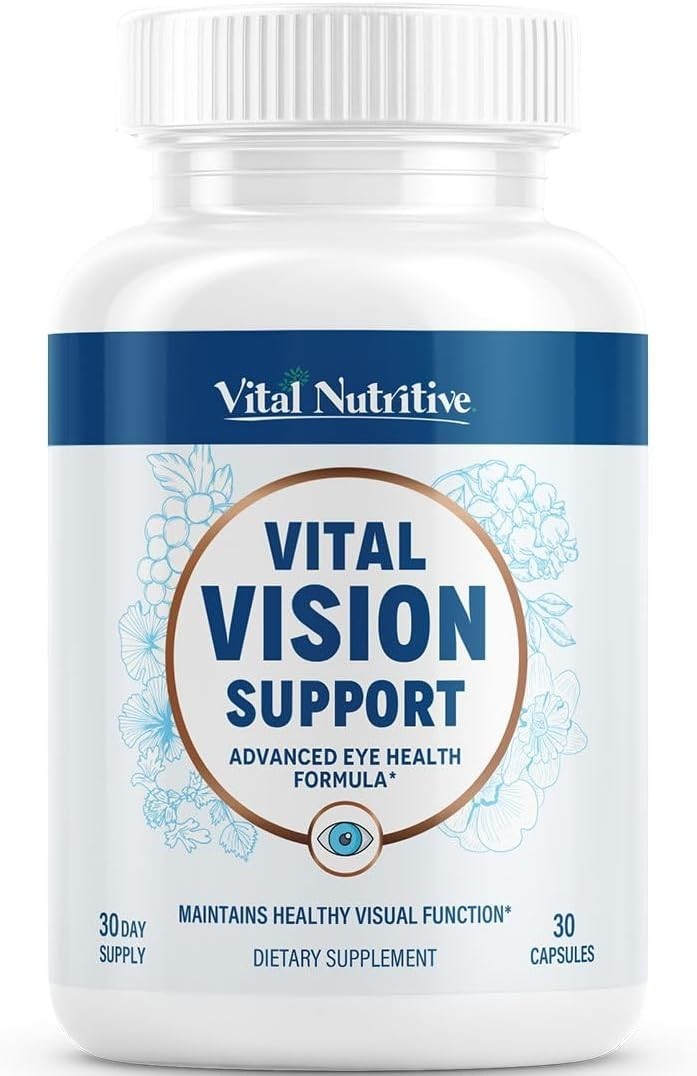 Vital Vision Support – Eye Health Supplement with Vitamin A, Lutein, Beta Carote