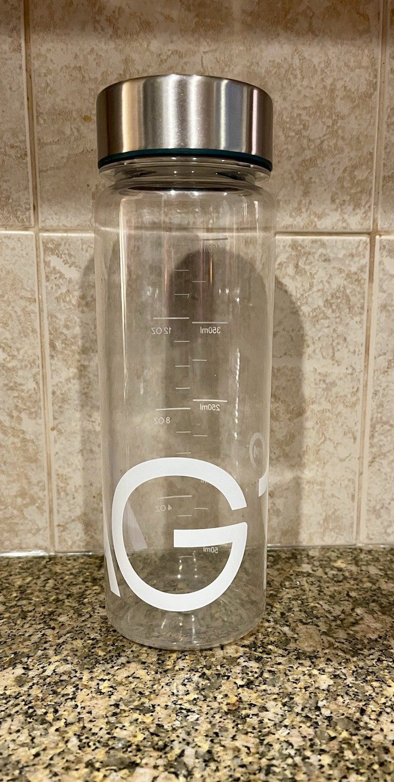 AG1 Athletic Greens 16 oz BPA Free Tritan Shaker Bottle Stainless Steel Lid