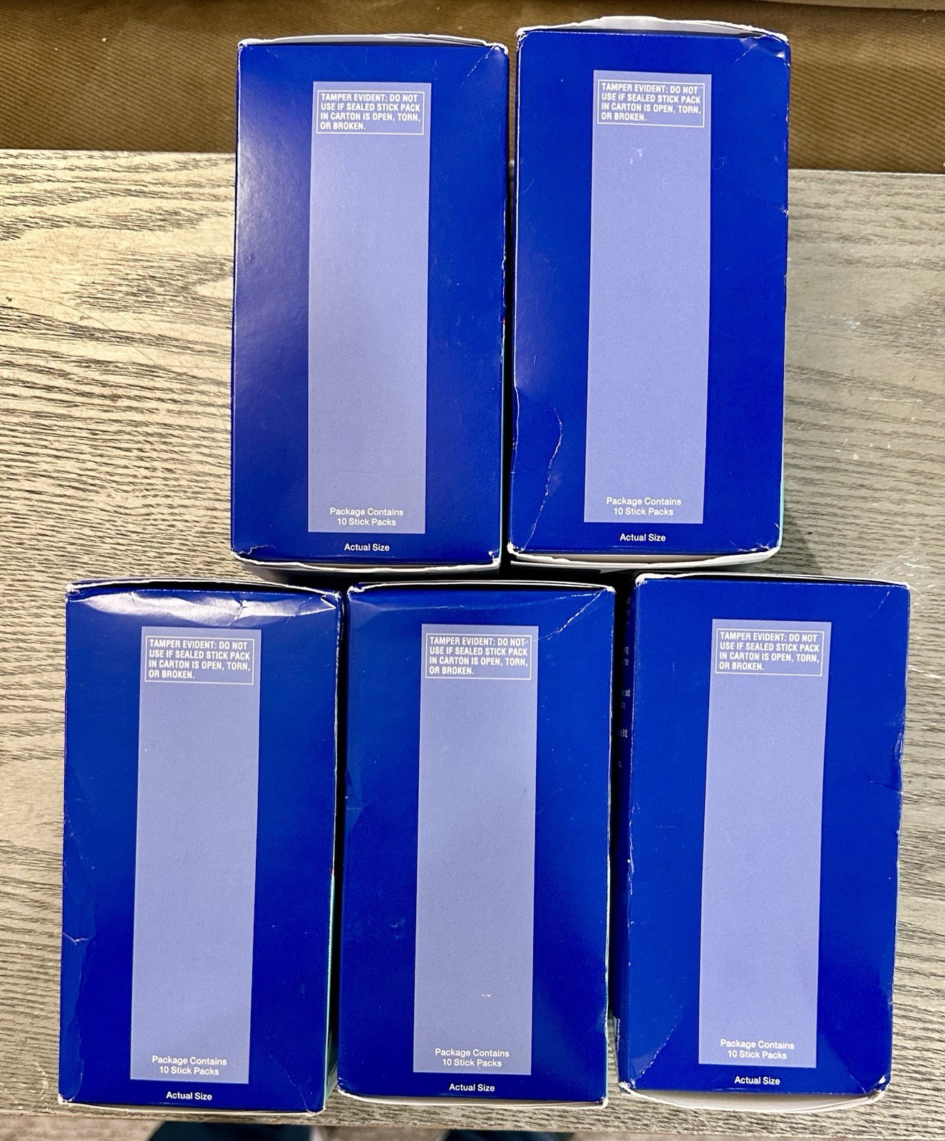 5 BOXES CVS Rapid Hydration Electrolyte Drink Mix 10 Stick Pack NEW! 5.64 Oz
