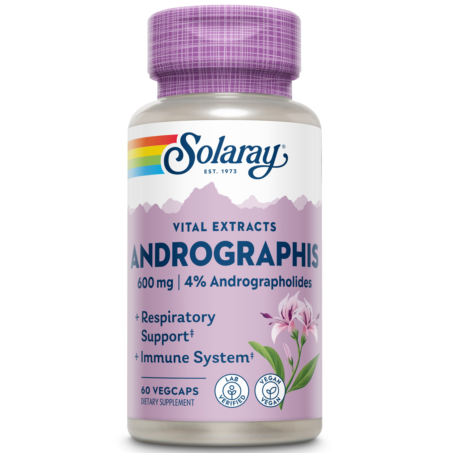 Solaray Andrographis Aerial Extract 300 mg | 30 Serv | 60 VegCaps