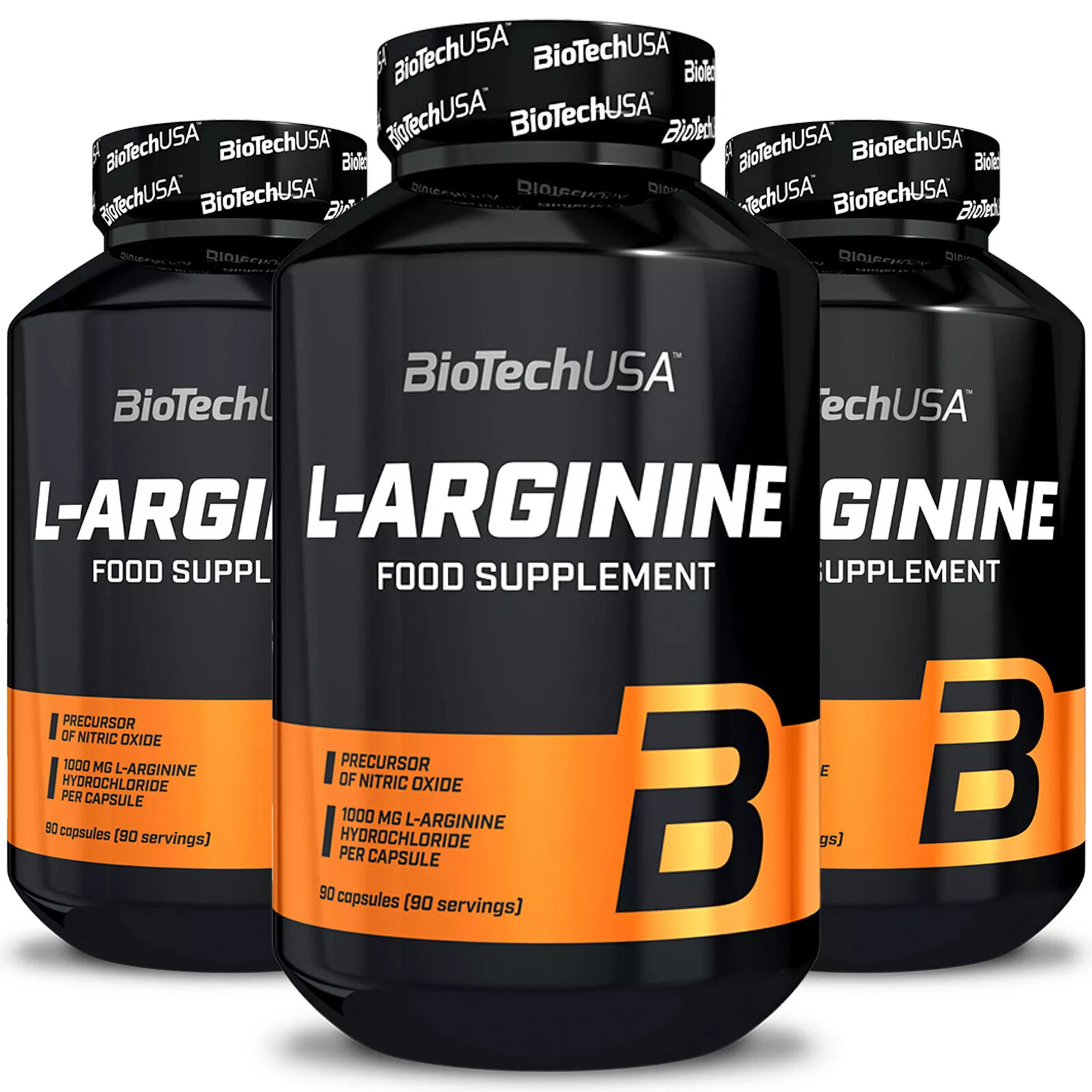 L-ARGININE 90 CAPS – Dietary supplement, muscle pump, muscle growth, pre-workout