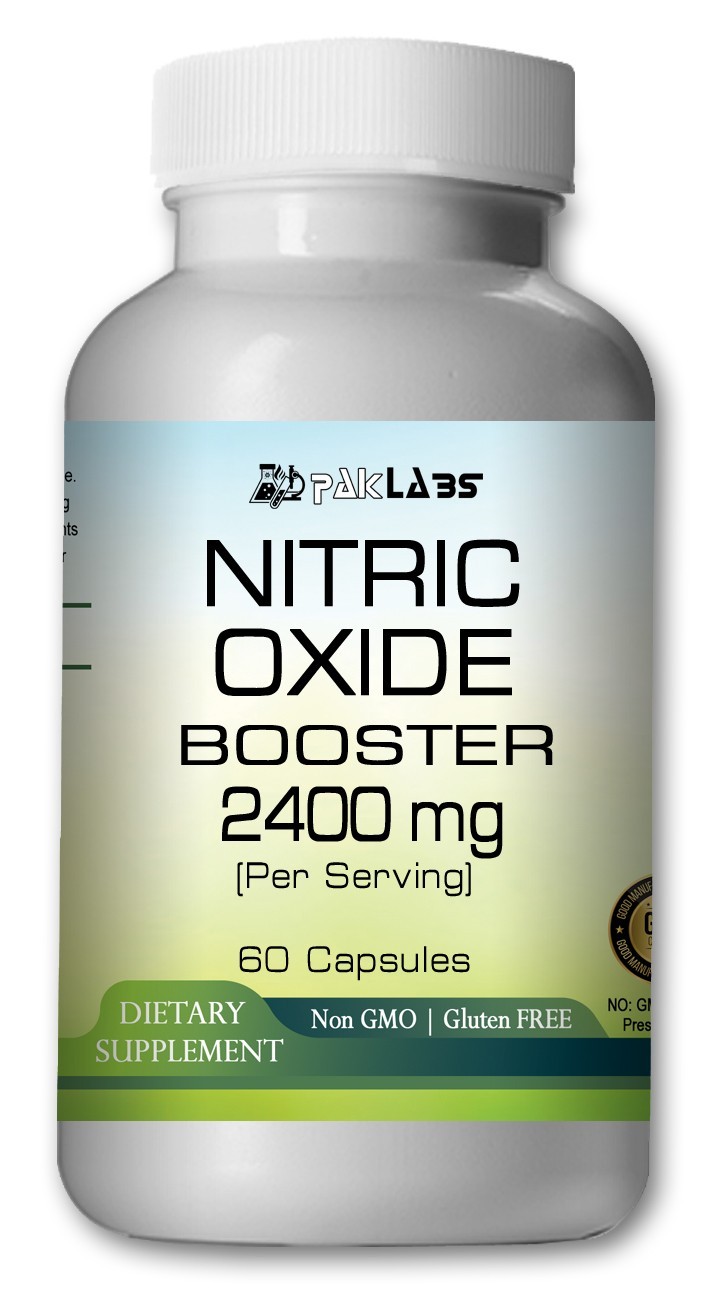 Nitric Oxide Booster Capsules 2400mg – 1 Dietary Supplement