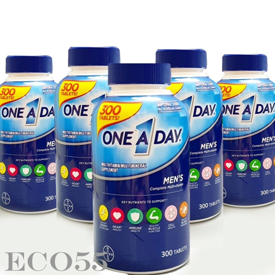 2 x One A Day Men’s Complete Multivitamin Tablets 300 Count each, EXP: 03/2024