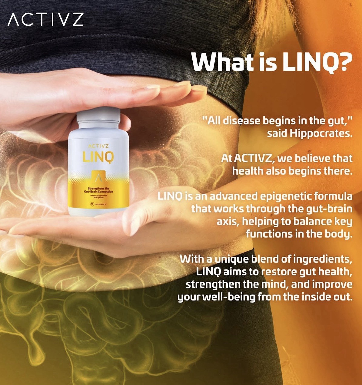 Activz Trifecta Combo – GNM-X, LINQ, OPTIMEND – 3 Bottle System – New & Seale