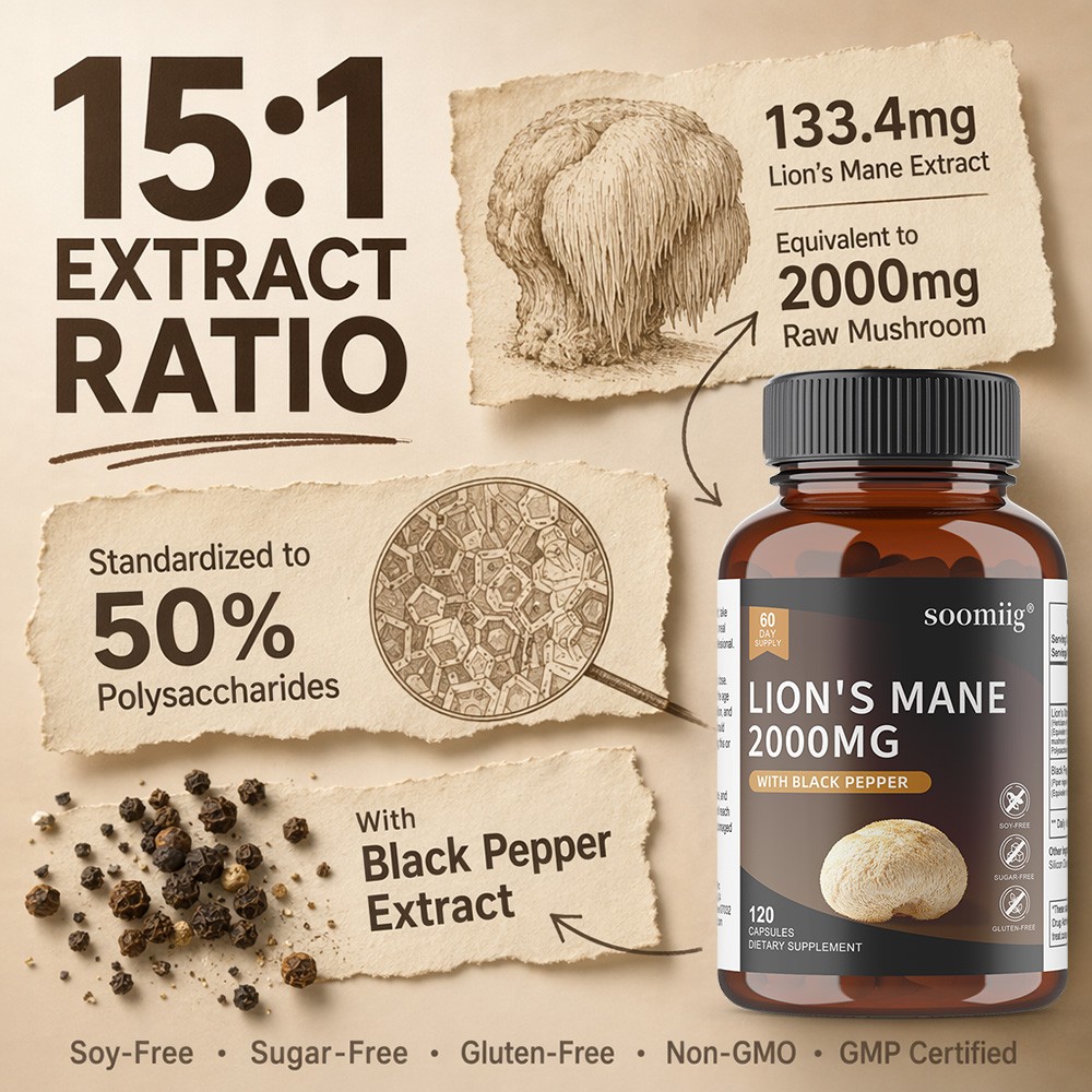 2000 Mg With Black Pepper Extract 30-120 Vegan CT 15-60 Day Daily Supplement