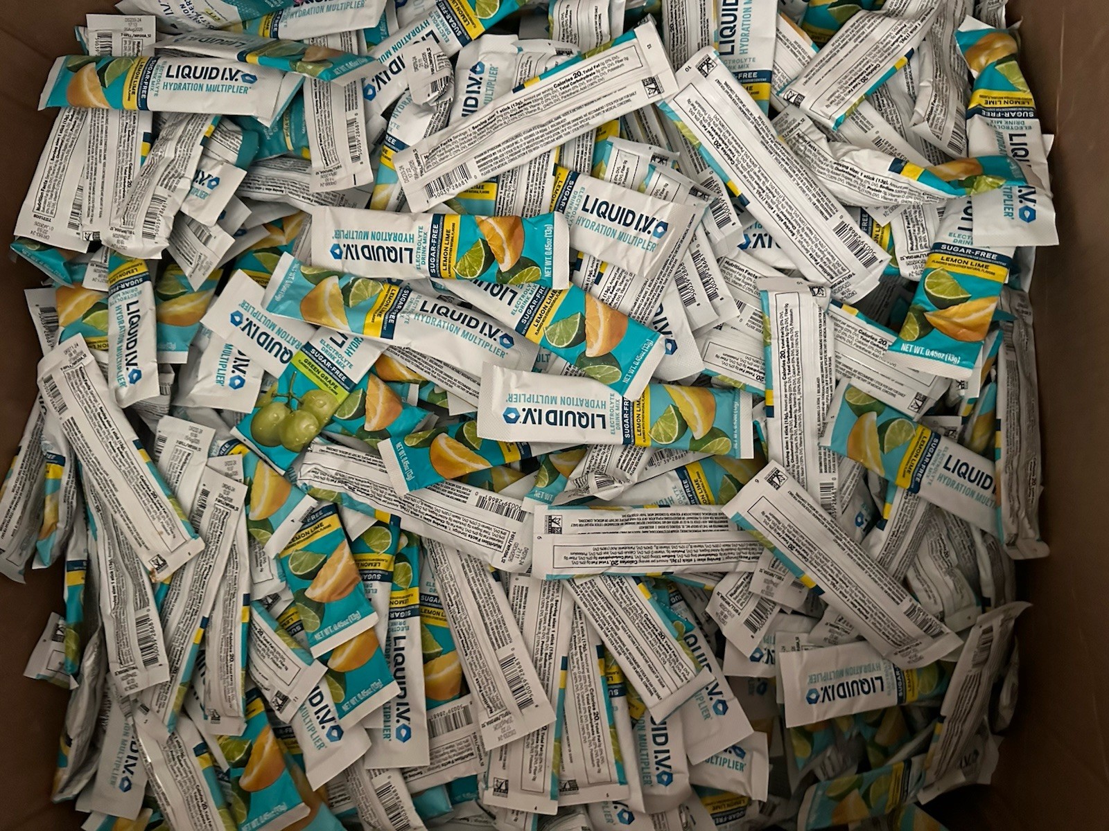 Liquid IV Hydration Sugar-Free Lemon Lime 50 Sticks EXP Aug 2026 or Later