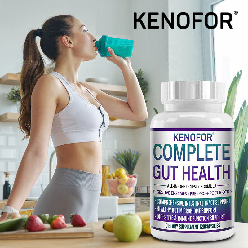 Complete Gut Health All-In-One Digestion Formulated Digestive Enzymes Capsules