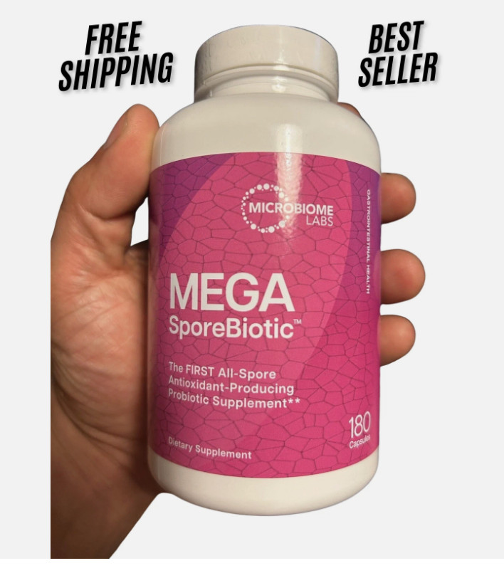 MegaSporeBiotic (180 Capsules) – Microbiome Probiotic, 1 bottles 7/27 Exp