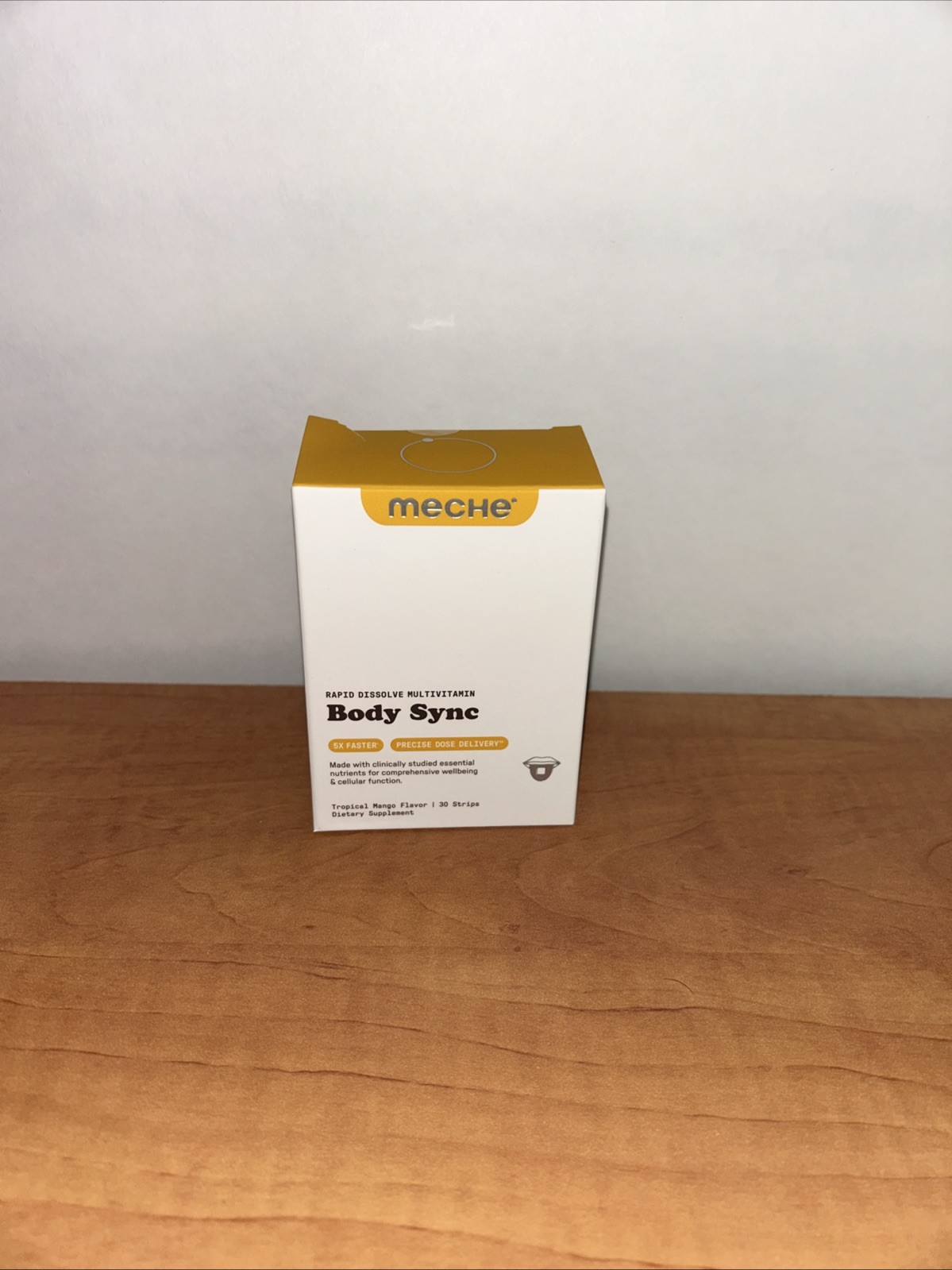 Meche Daily Multivitamin Mango Flavor 30 Dissolvable Oral Strips￼- Free Case