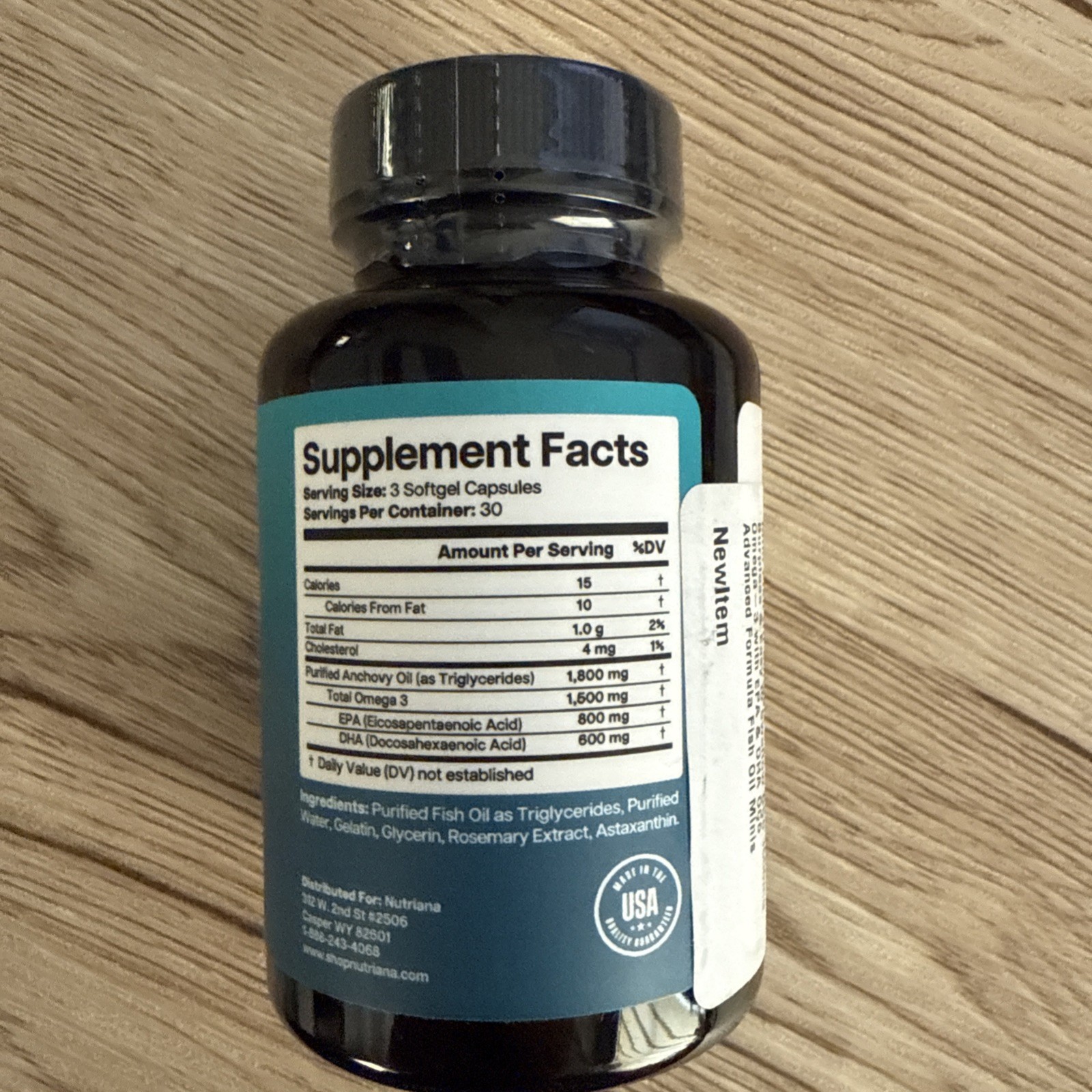 Mini Fish Oil Softgels Burpless 90 Mini Softgels -3 per serv BB Date 1/27 NEW