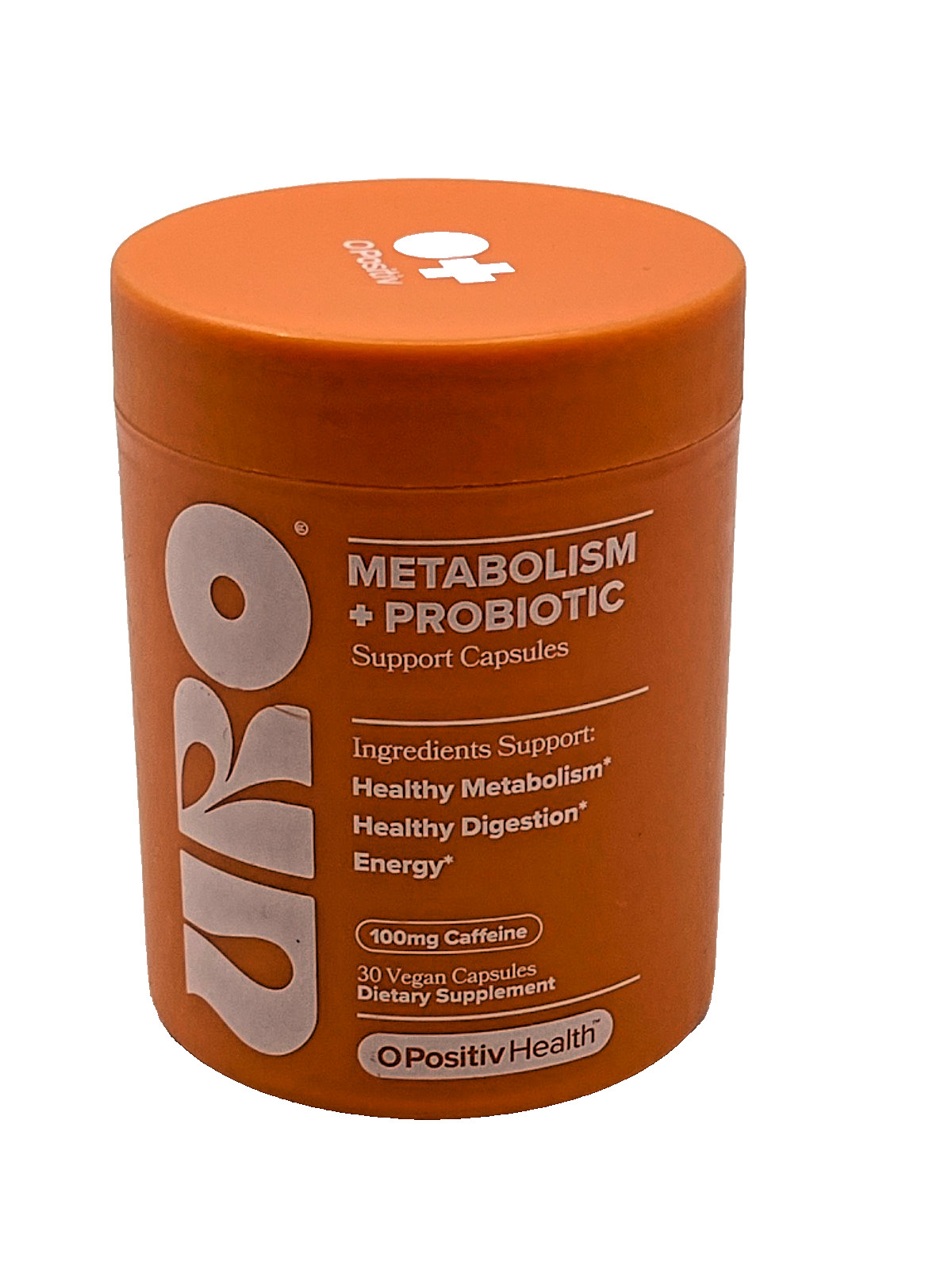30 Capsules URO Metabolism + Probiotic Support Vegan 100mg Exp 05/12/2027