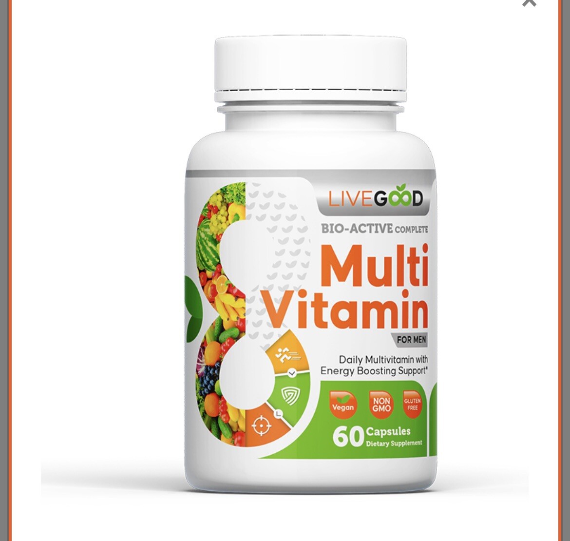 LiveGood Bio Active Complete Men’s Women’s Multi-Vitamin