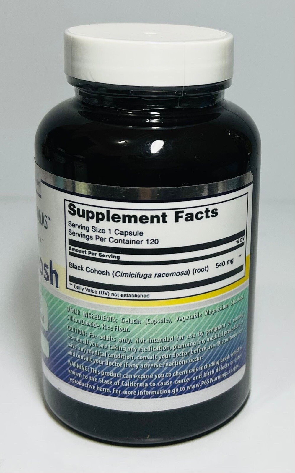 Amazing Nutrition Black Cohosh 540 mg 120 servings 120 Capsules