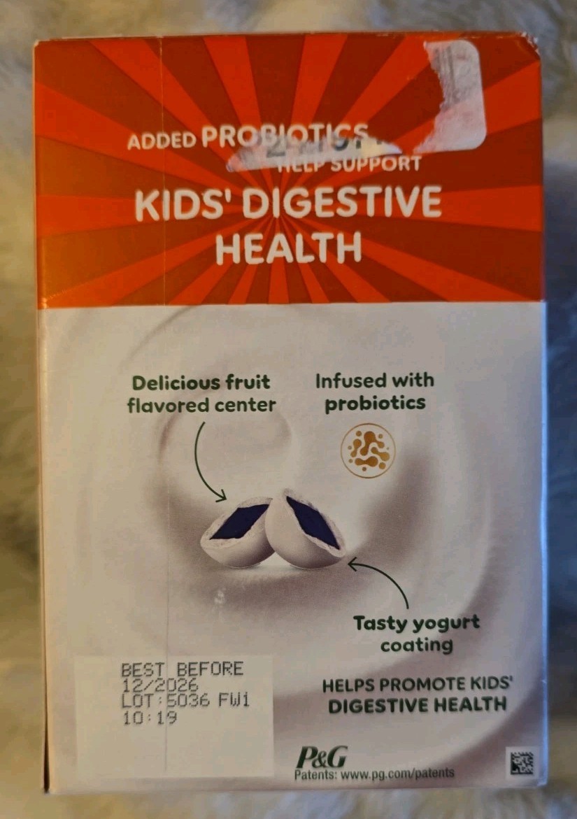 Align Probiotic Kids Yogurt Coated Fruit Bites Apple Blueberry EXP 12/2026