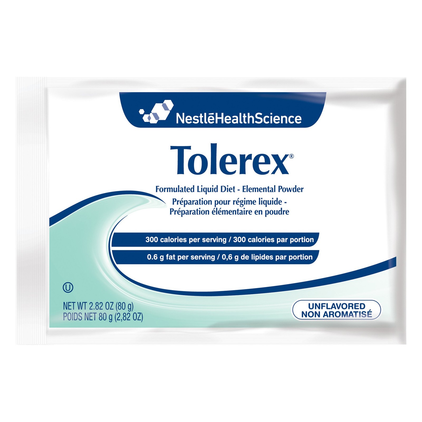 Nestle Tolerex Oral Supplement Unflavored 2.82 oz Packet 60 Ct
