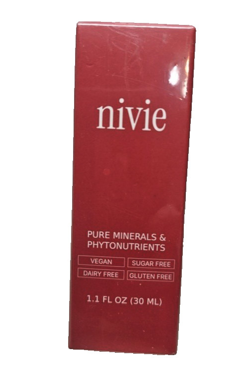 Nivie Pure Minerals & Phytonutrients 1.1 Oz NEW SEALED Exp. 9/27