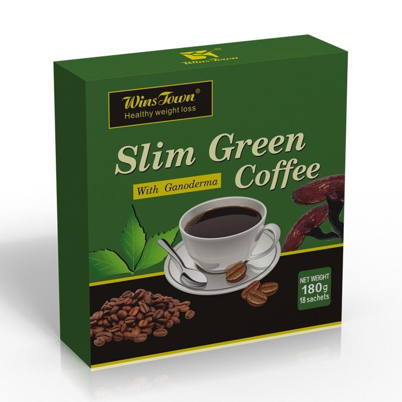 SLIM Green Coffee Ganoderma WEIGHT LOSS Control Detox Tea – USA Seller (2 Pack)