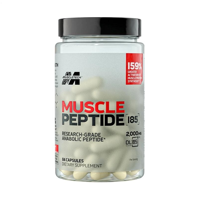 MuscleTech Muscle Peptide 185 Strength and Muscle Growth 84 Veg Capsules