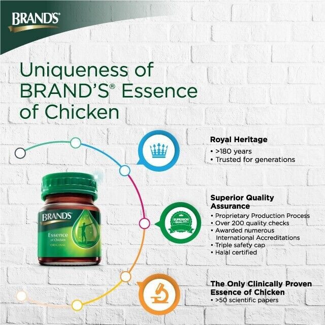 BRAND’S Essence of Chicken Original 70g x 30 Bottles DHL Shipping