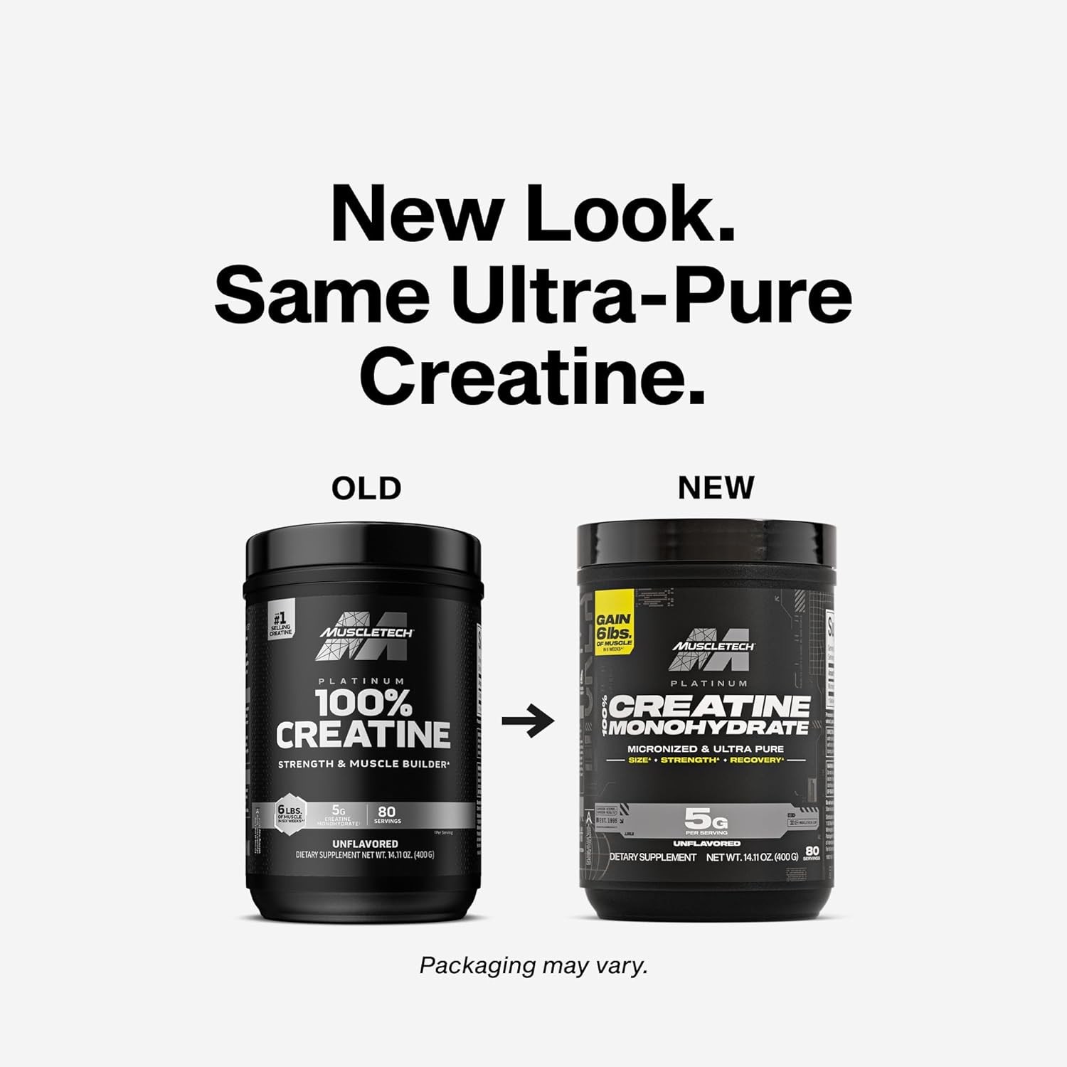 Creatine Monohydrate Powder Micronized Muscle Strength 80 Servings