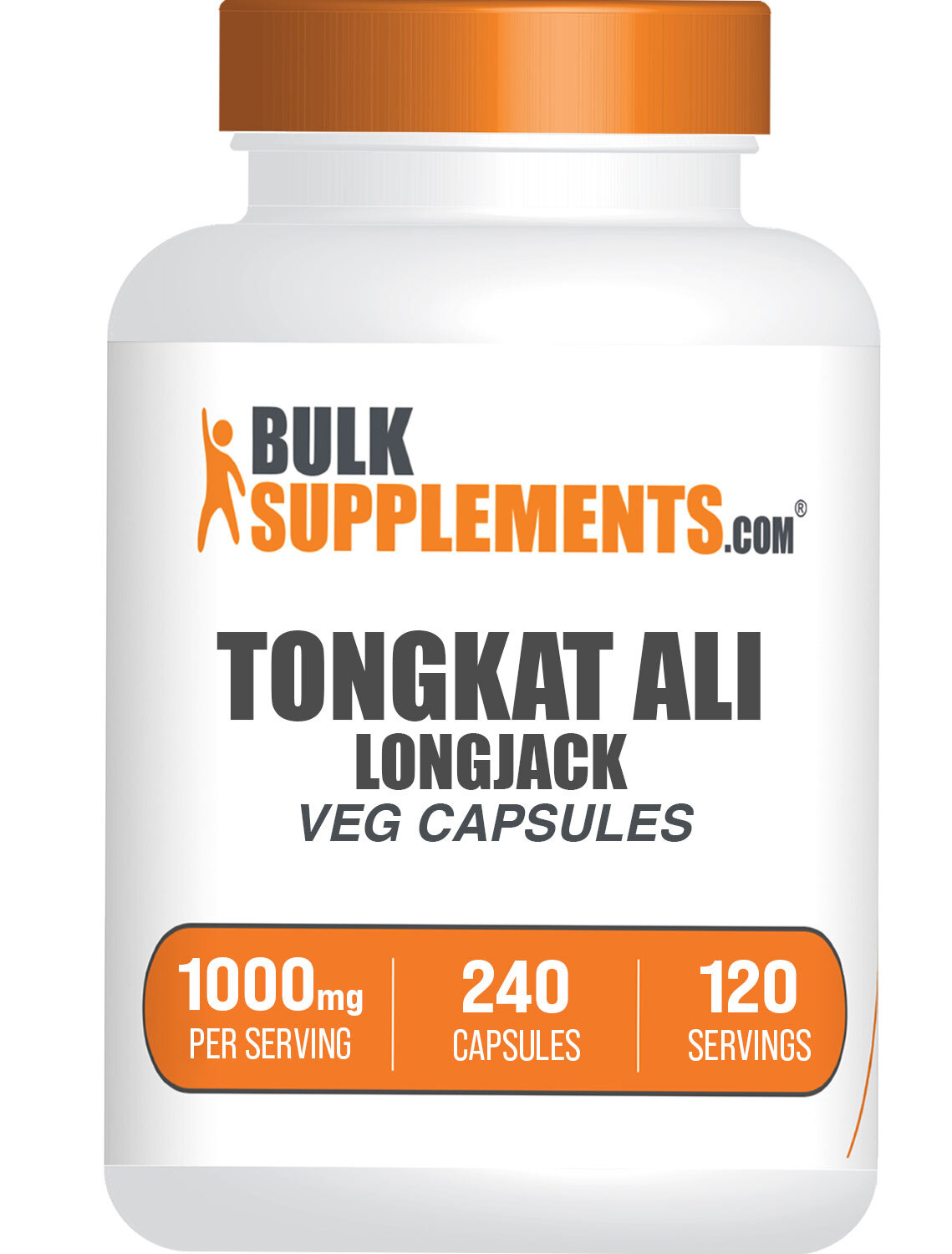 BulkSupplements Longjack Extract Capsules – 1000mg per Serving – 240 Capsules