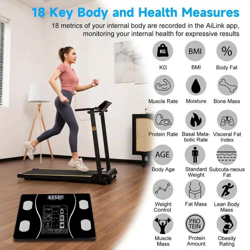 Digital body weight bathroom scale with step-on technology, 400 pounds