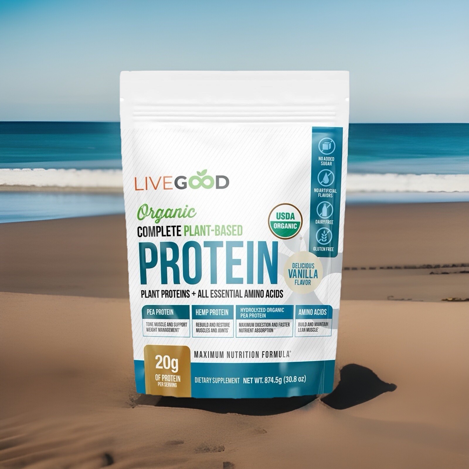 LIVEGOOD COMPLETE PLANT-BASED PROTEIN POWDER