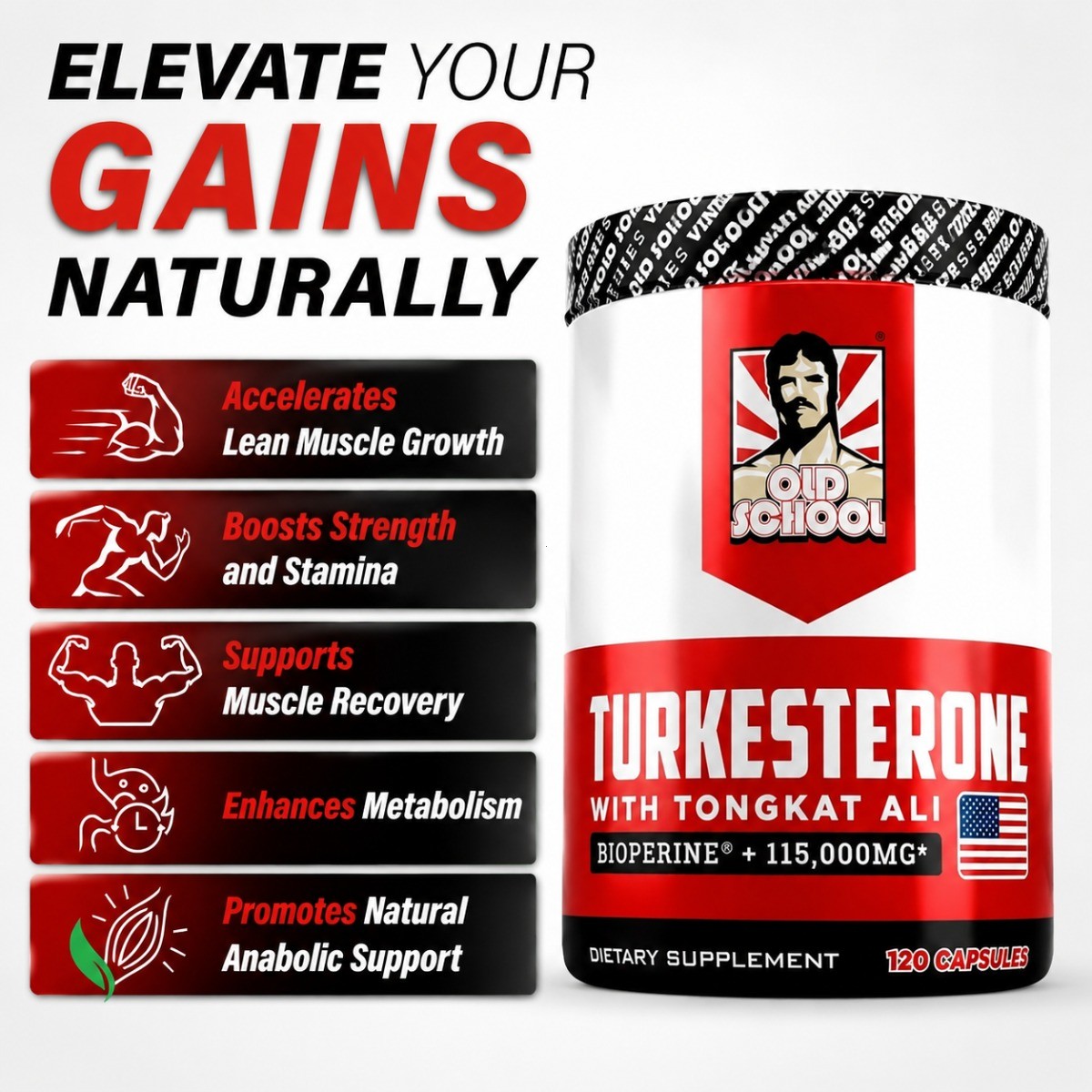 Plant Extract Complex 120 Capsules 1500mg with Tongkat Blend