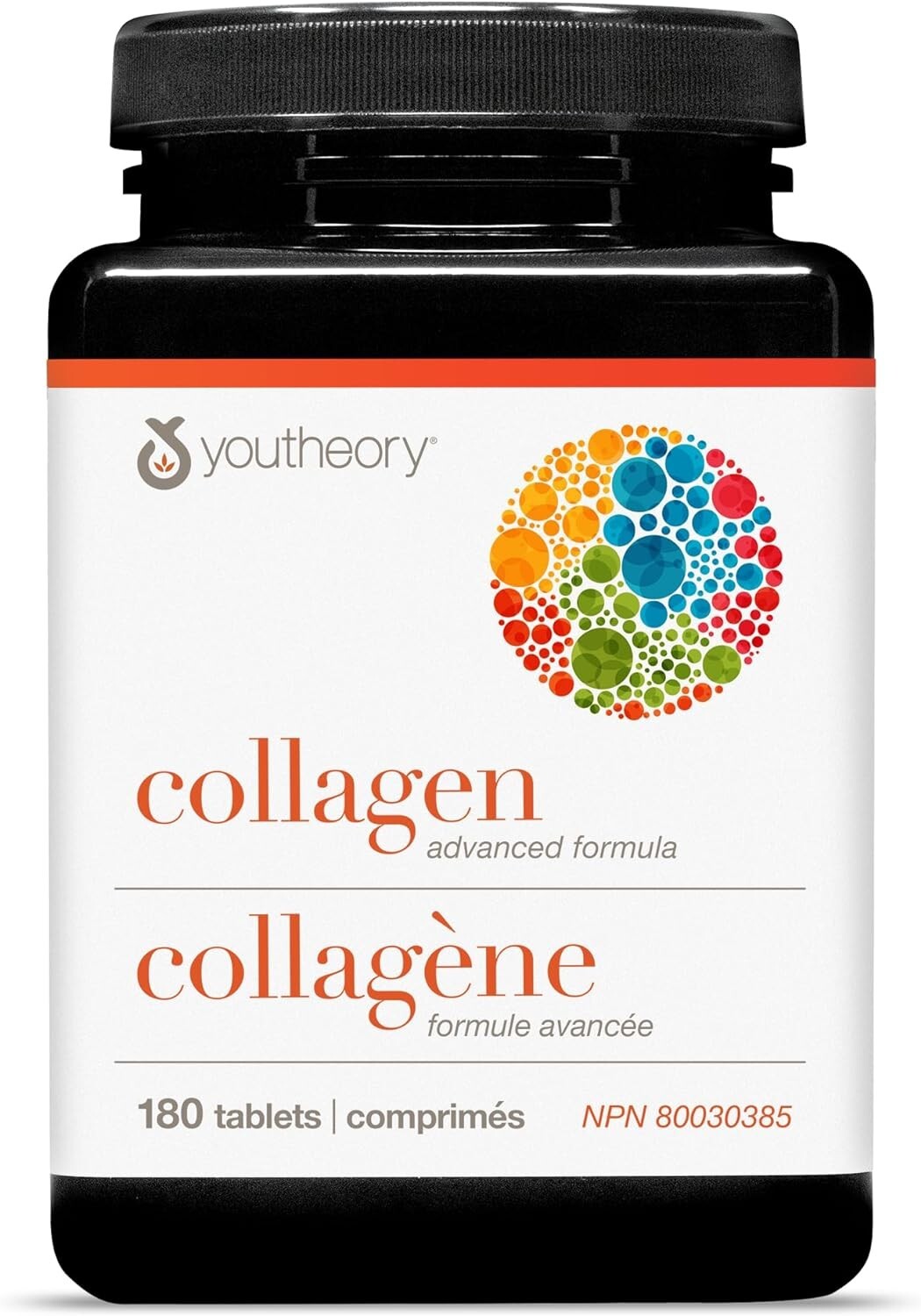 Youtheory Collagen Advanced Formula Vitamin C Hydrolyzed Optimal Skin 180pcs NEW