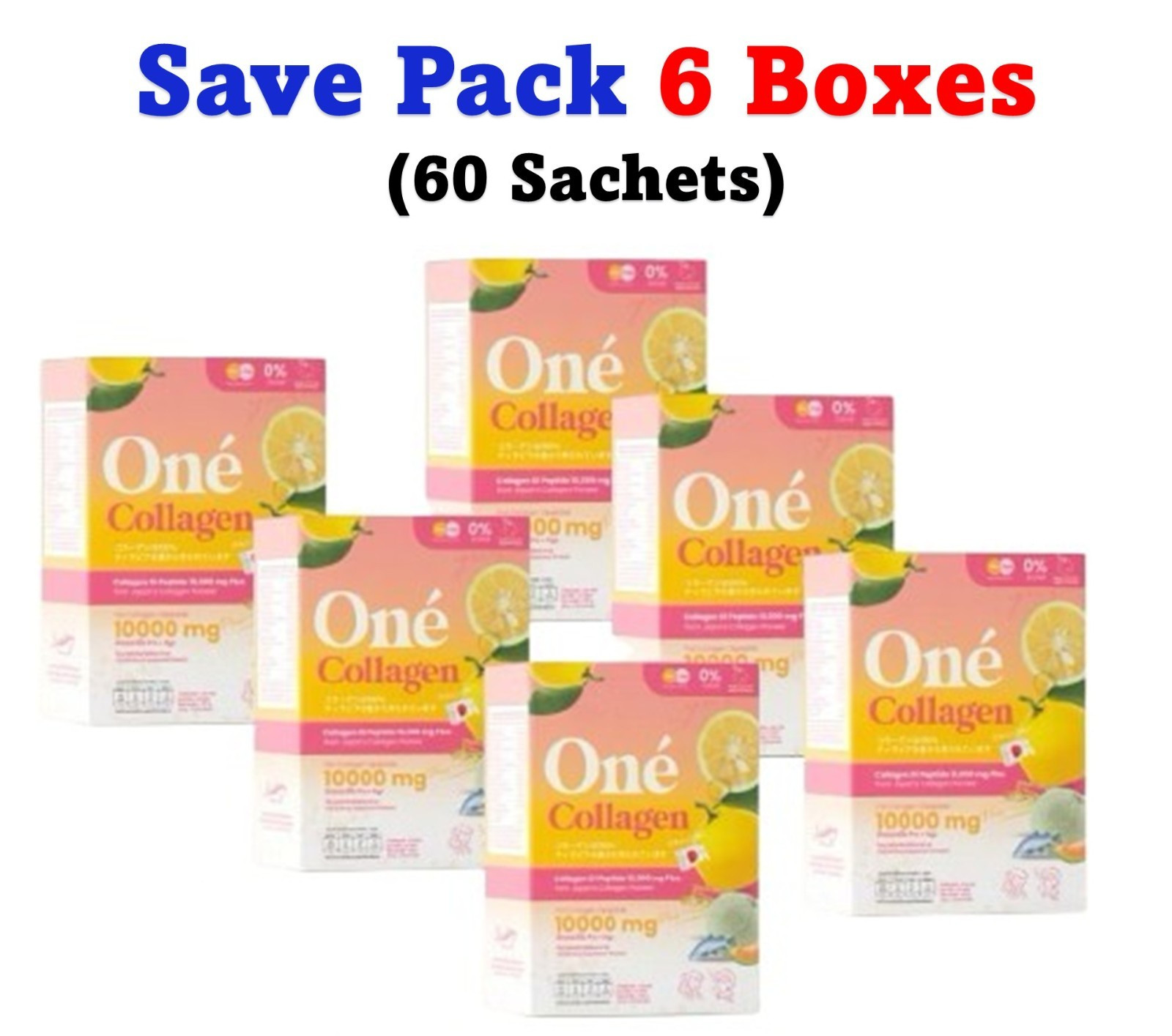 6x Collagen Dipeptide Plus Oné Reduce Wrinkles Redness Dark spots Rough Skin DHL