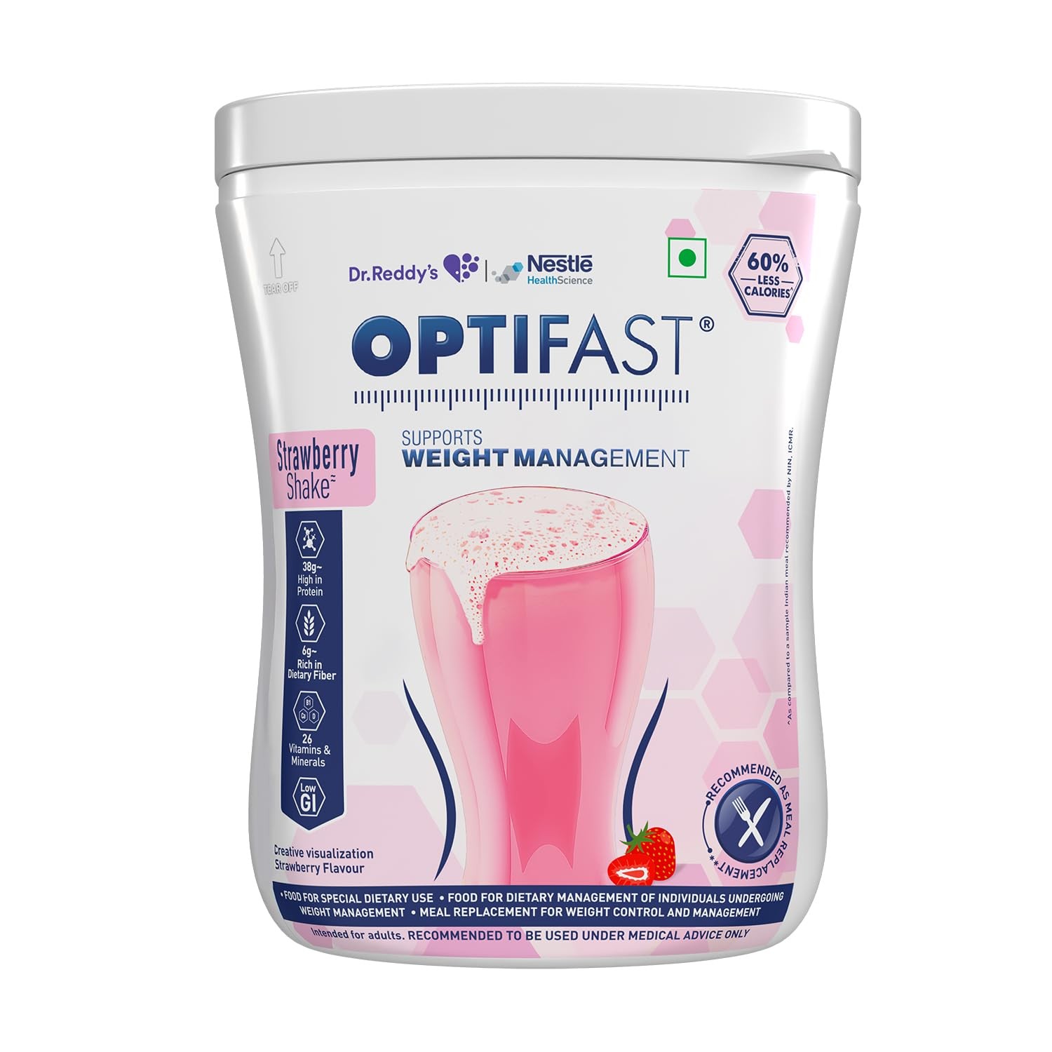 Optifast Weight Management Shake 400g Strawberry | Meal Replacement Diet
