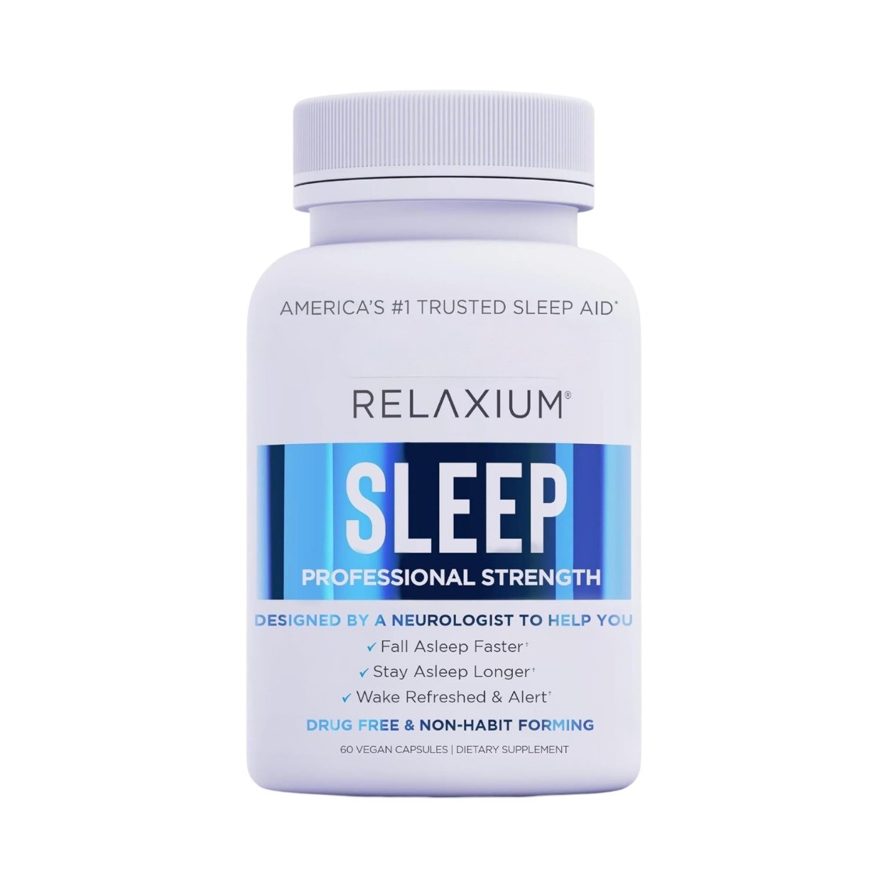 Relaxium Better Natural Dietary Supplement for Sleep Sleep (60 Capsules)