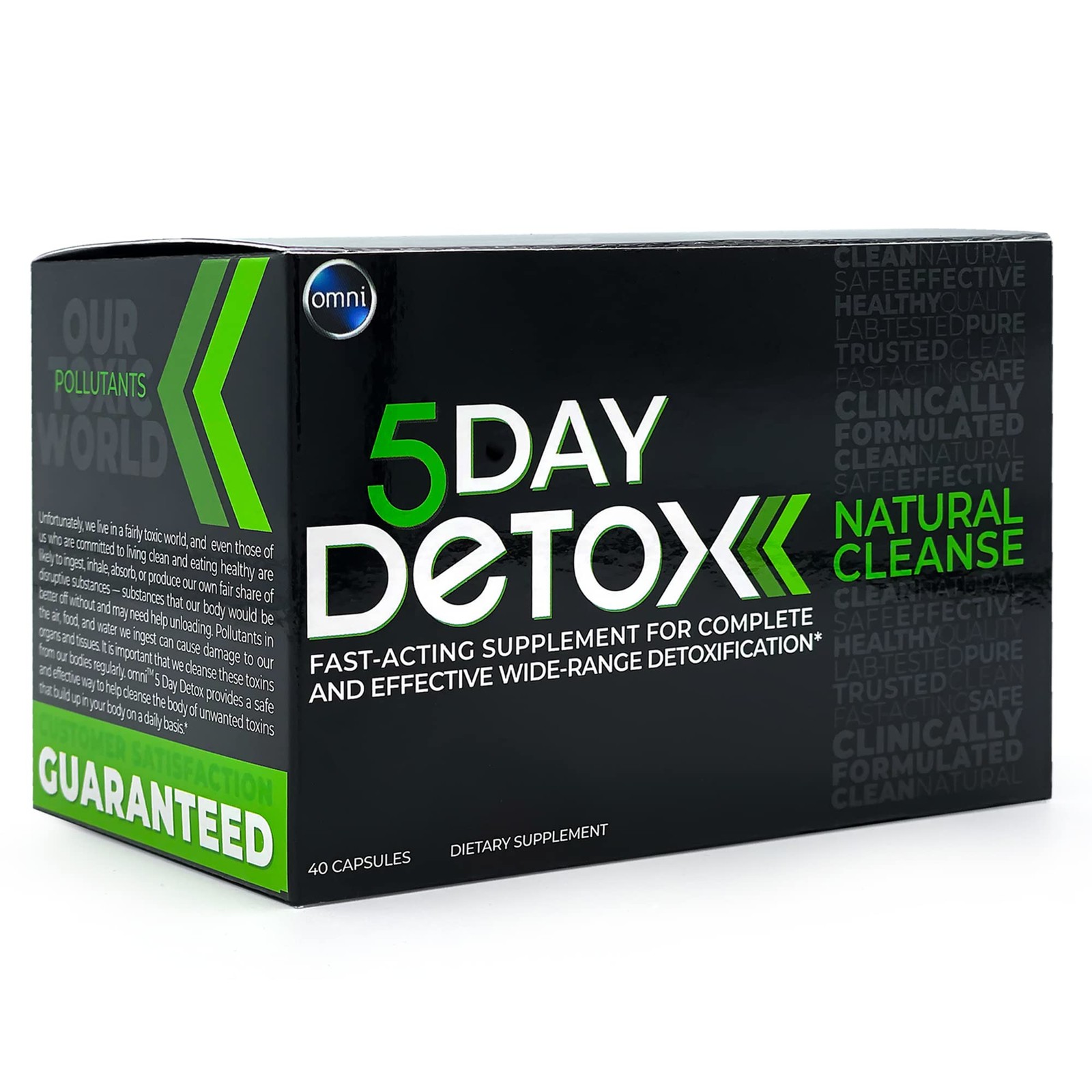 5-Day Detox Cleanse – Natural Body Detox Supplement for Toxin Removal, 40