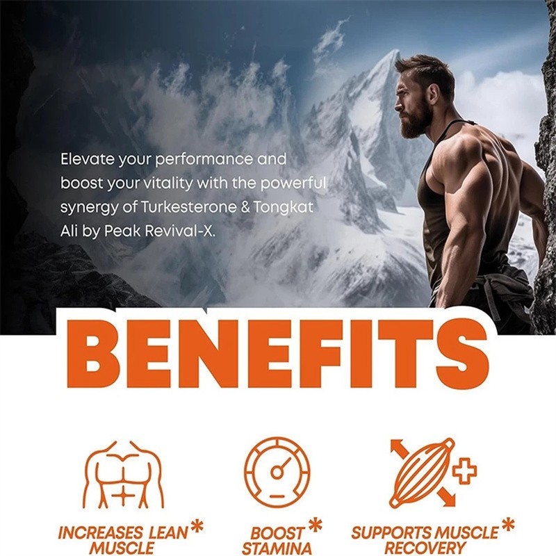 3 Pack Turkesterone 1000 Mg Natural Capsules Supplement Muscle Growth & Recovery