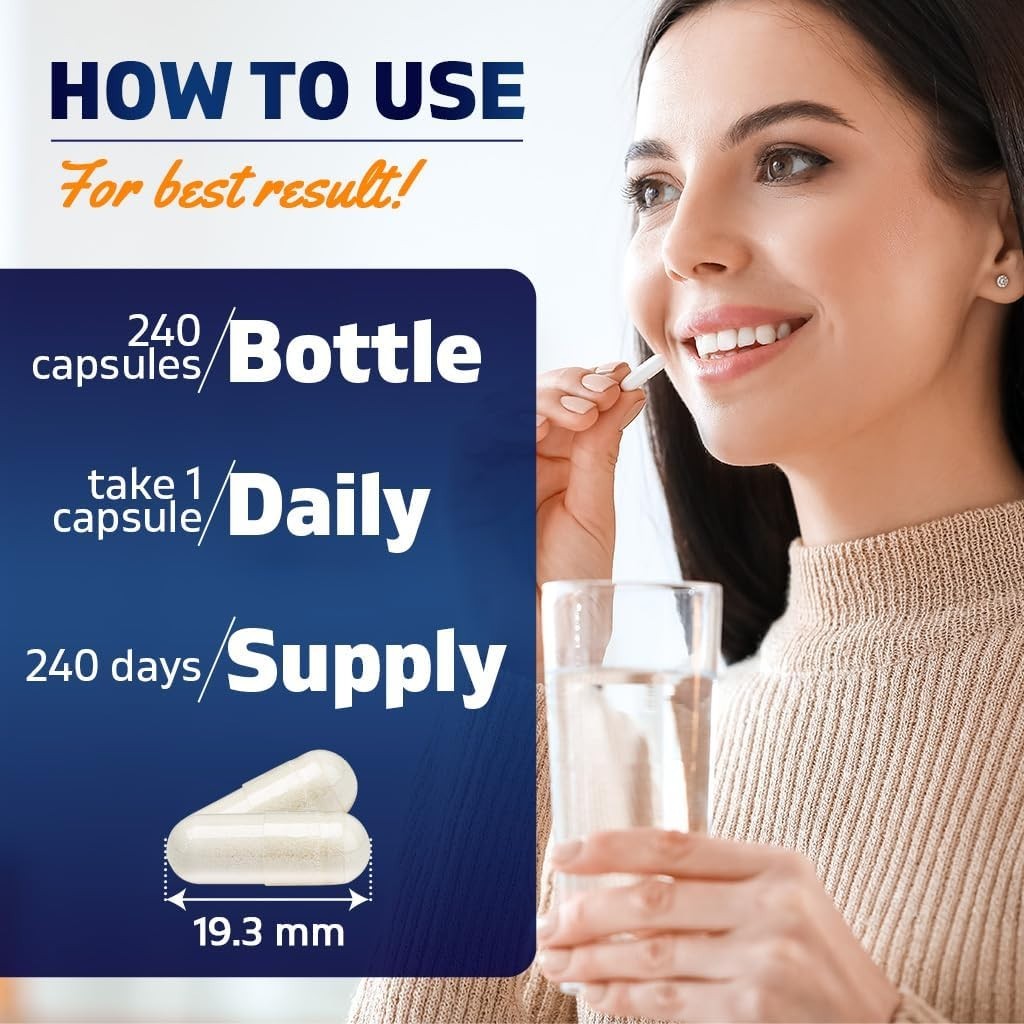 Vitamatic Lithium Orotate 5mg, 240 Veggie Capsules, Non-GMO, Gluten Free!!!
