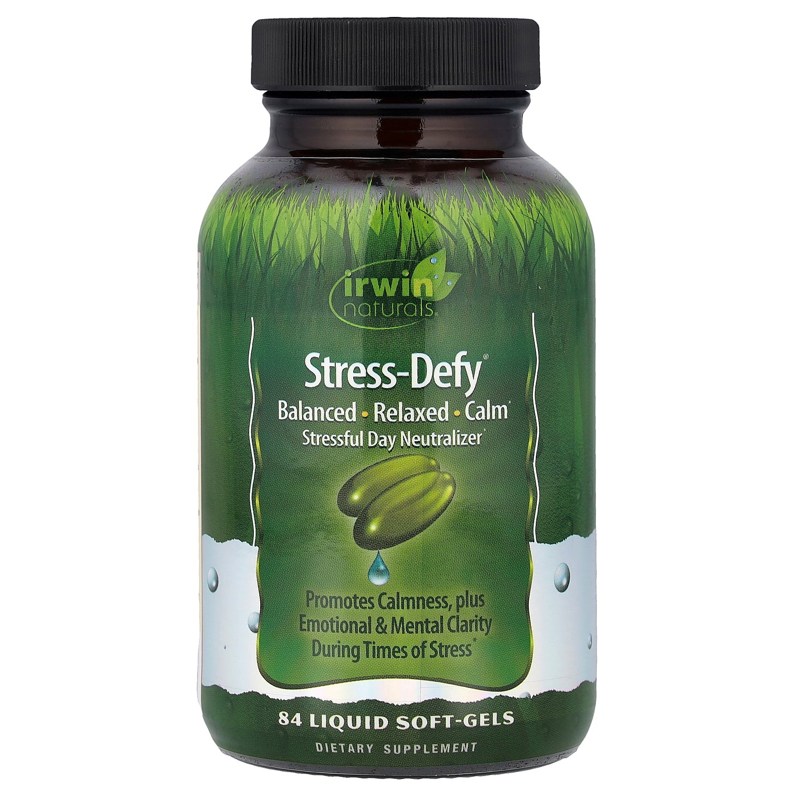 2 X Irwin Naturals, Stress-Defy�, 84 Liquid Soft-Gels