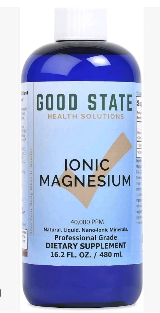 Liquid Ionic Magnesium 16.2 fl oz by Good State “PROFESSIONAL GRADE”