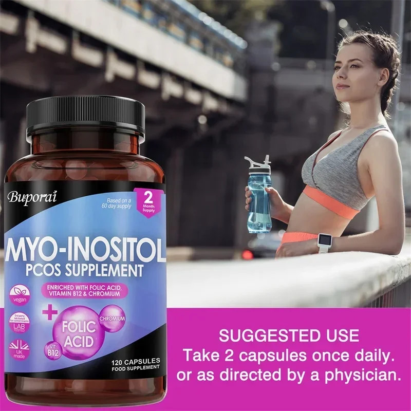 Myo-Inositol PCOS 240pcs, Regulates Lipid Metabolism, Promote Ovarian Health