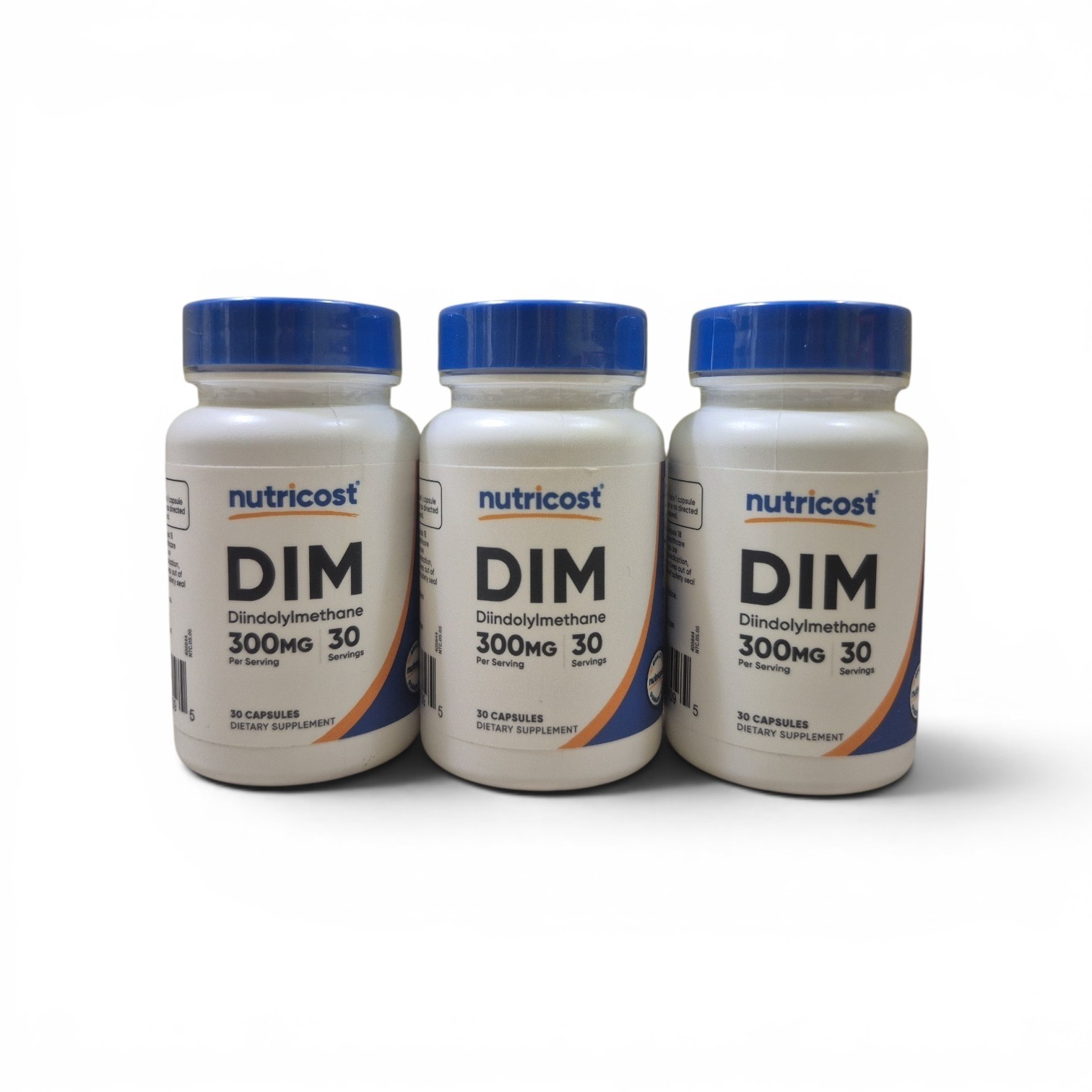 Nutricost DIM Diindolylmethane 300 mg, 30 Capsules – (3) Bottles Exp 08/2028