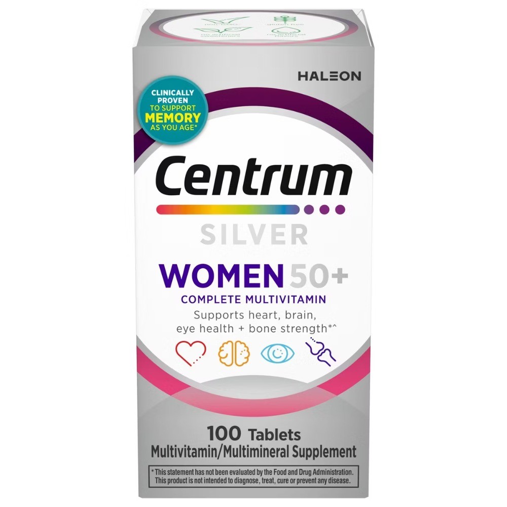 Silver Women 50+ Multivitamin / Multimineral Dietary Supplement Tablets