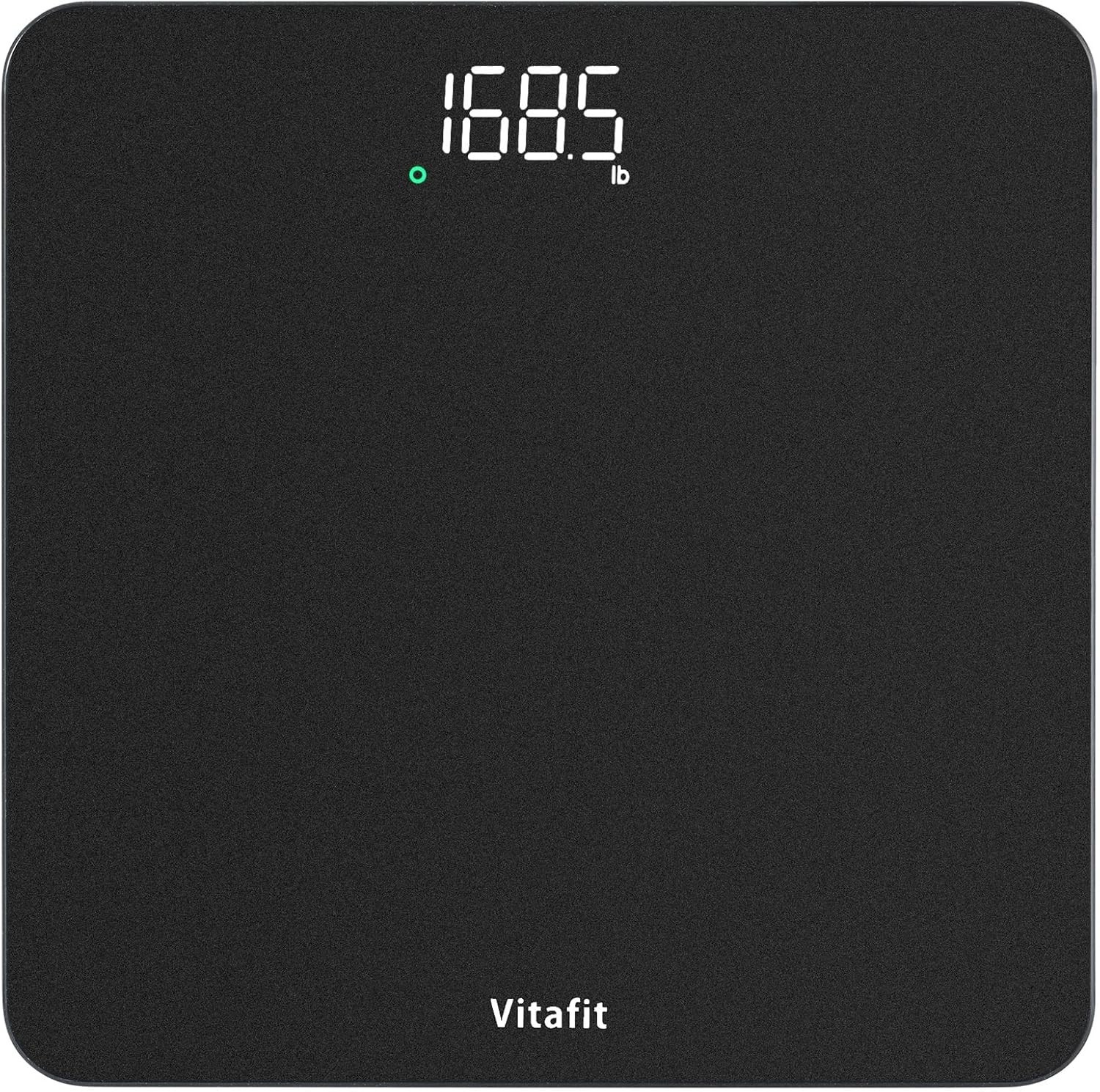 Elegant Spray Silver Bathroom Scale with 0.1lb Accuracy – Batteries Included