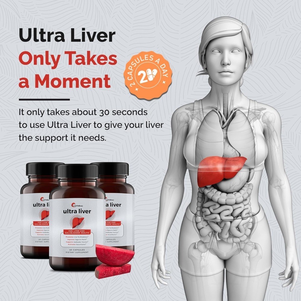 UpWellness liver supplements provide liver health and bladder support .-