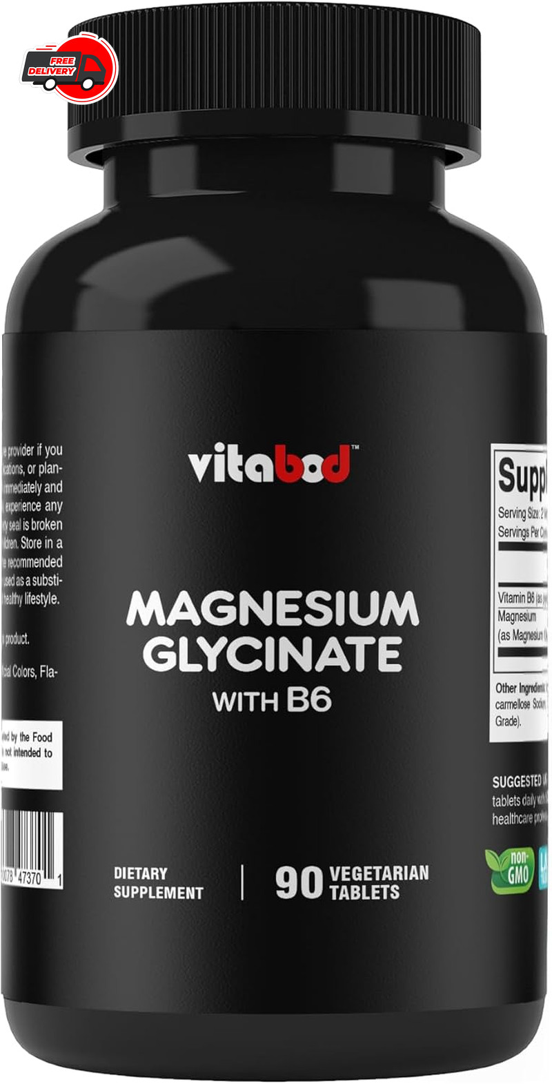 Glicinato De Magnesio De Maxima Potencia 1000 Mg 90Tablets
