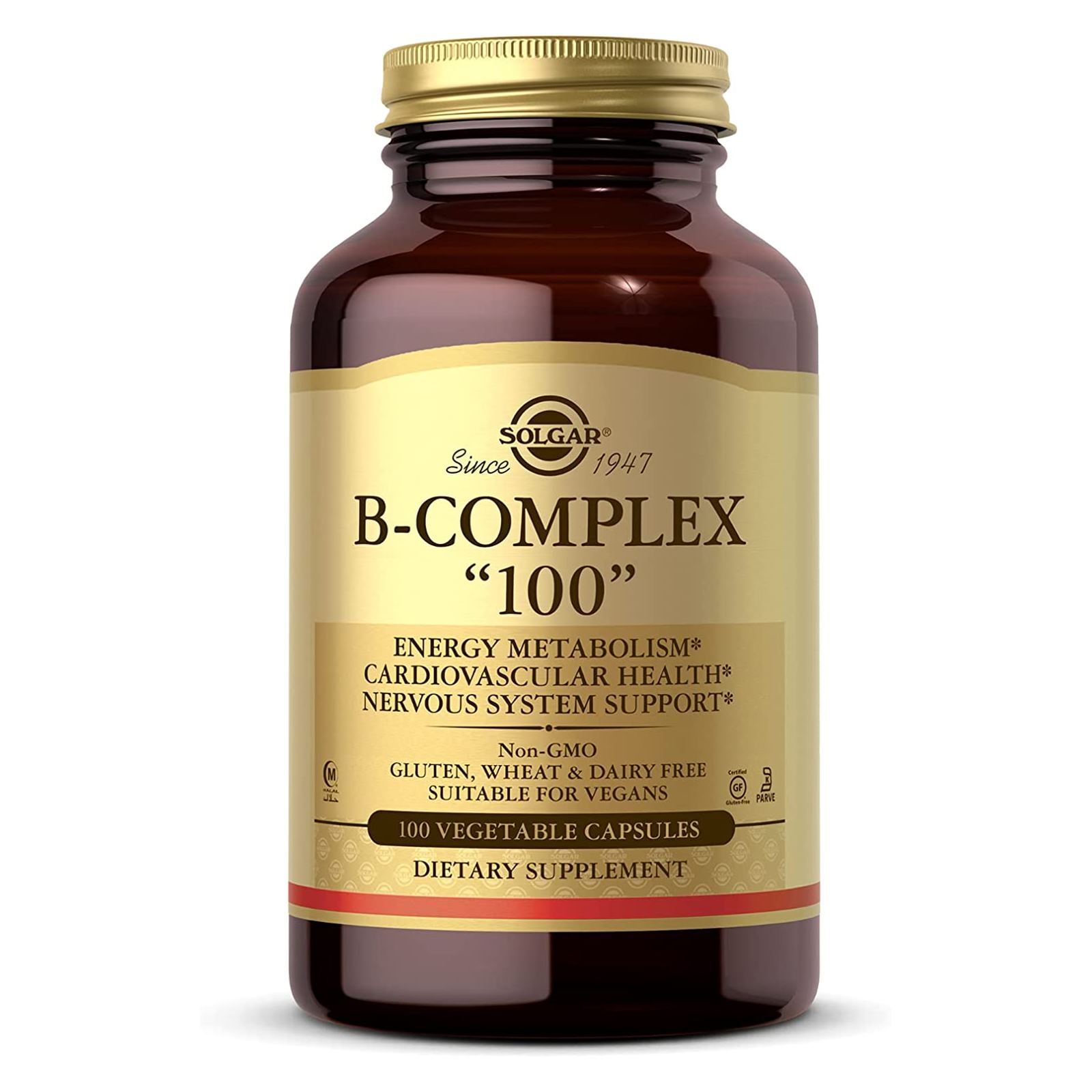 Solgar B-Complex “100” 100 Vegetable Capsules