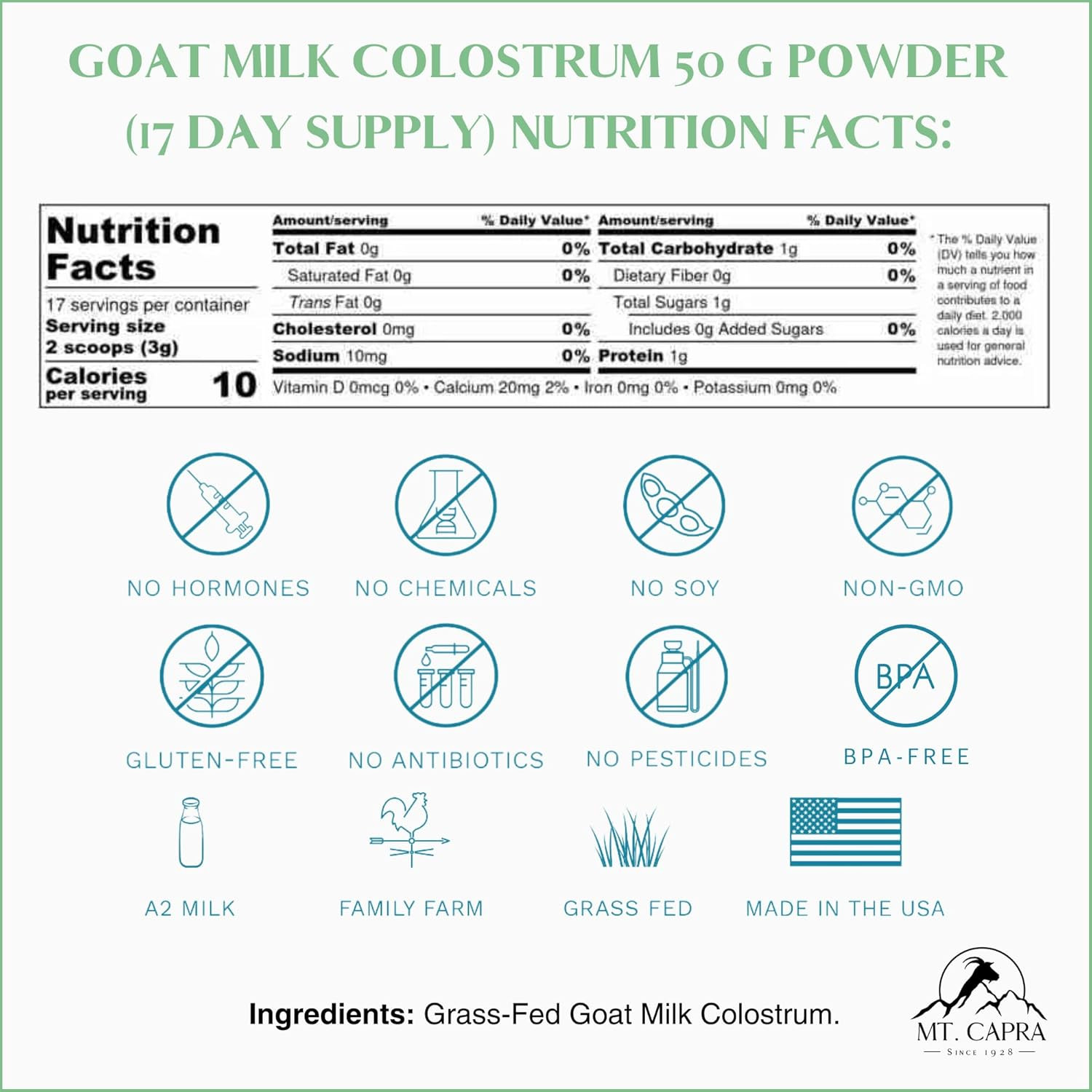 Goat Milk Colostrum | for Healthy Immune System, Gut, and Athletic Performanc…