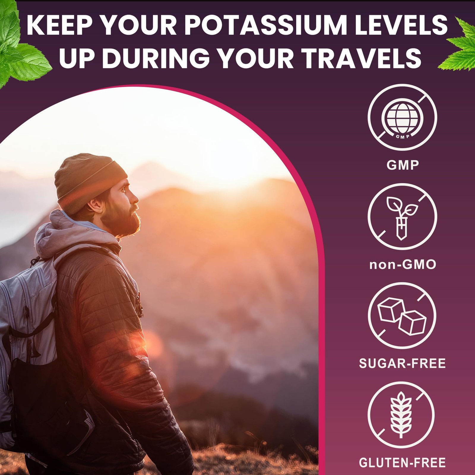 Potassium Citrate Gummies – 1200mg Chewable 1 Count (Pack of 60)