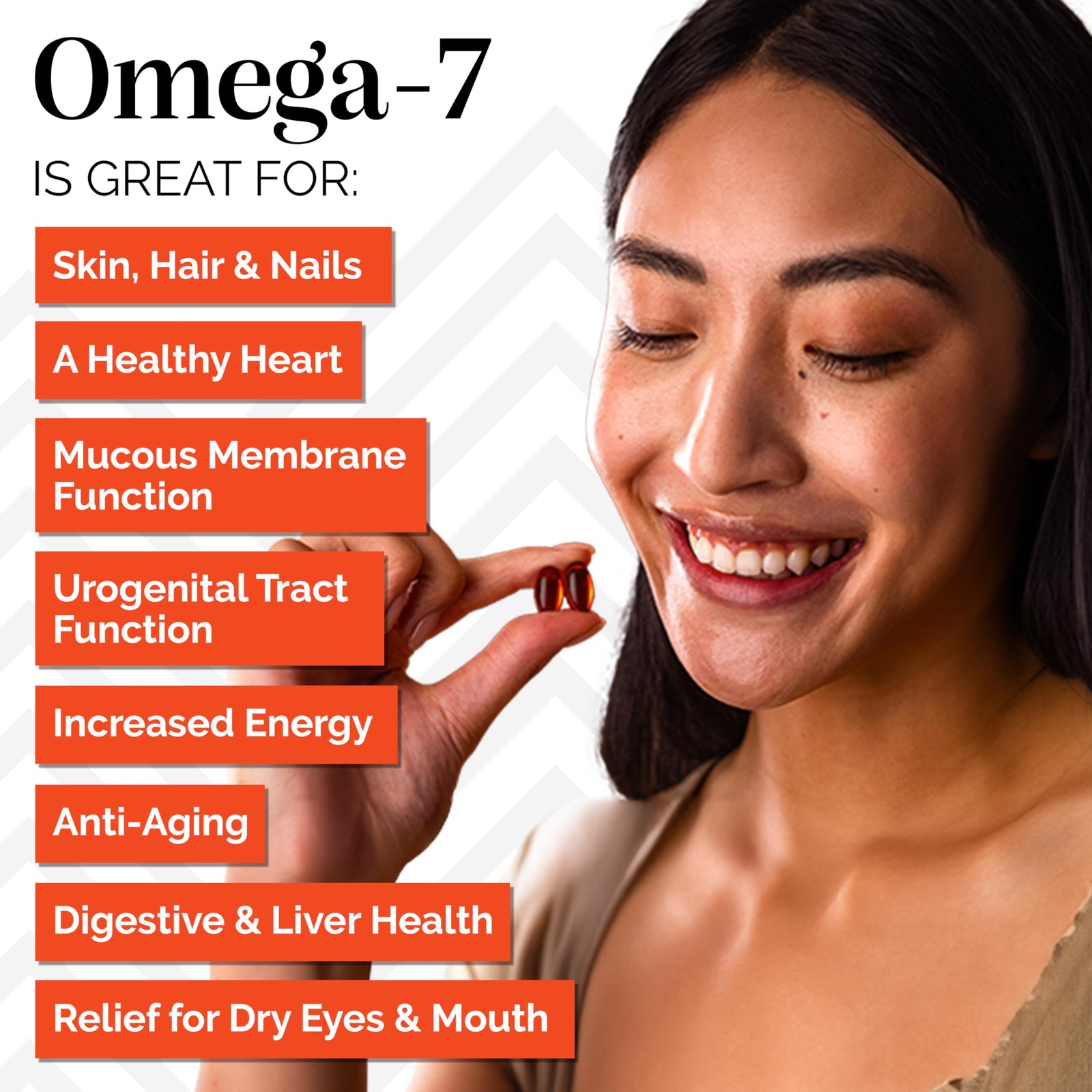 sibu Sea Buckthorn Omega-7 Softgels (30-Day 1 Count (Pack of 60), White