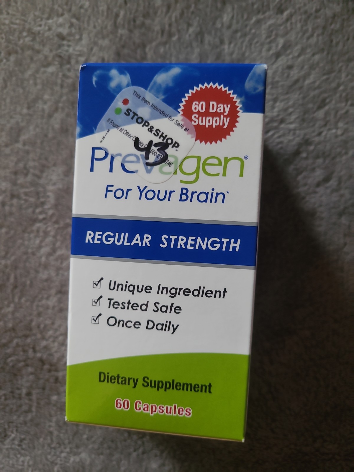 prevagen regular strength 60 capsules