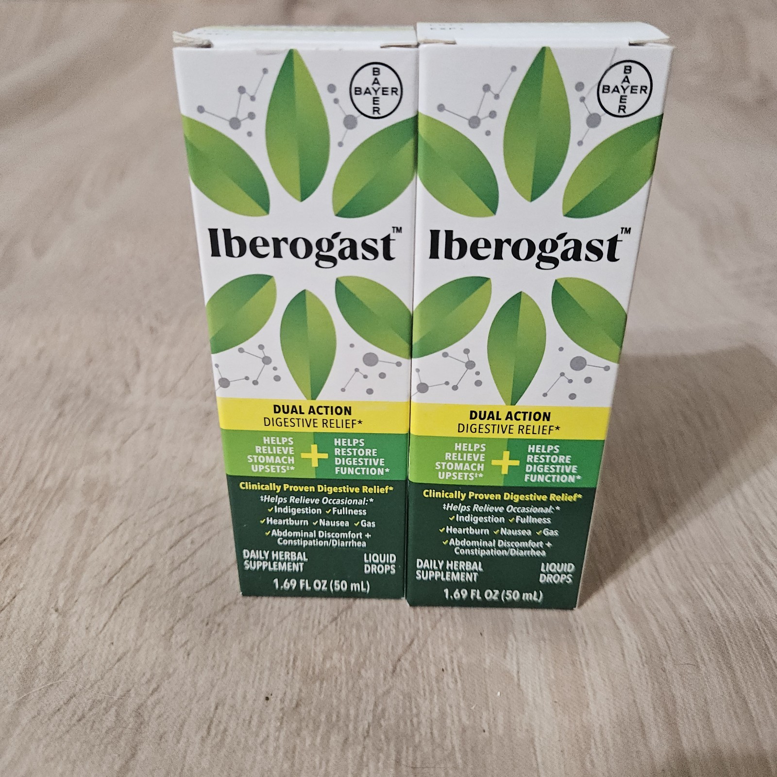 2 Pack Iberogast Dual Action Digestive Relief Liquid Drops 1.69oz Exp 01/27