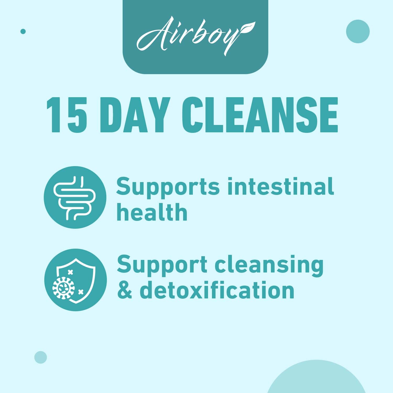 15 Day Cleanse -Cleansing and Detox, Digestive Health Support, Weight Management